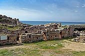 Selinunte the Acropolis. the fortifications that protected the main gate of the Acropolis, facing north toward the land. 